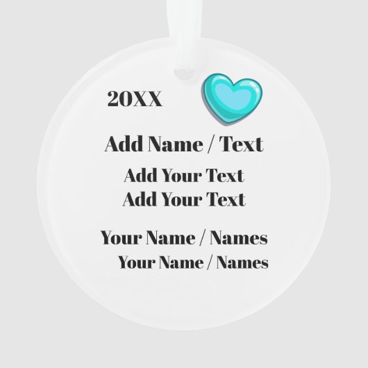 世界の最高のYOU名オーナメント オーナメント (裏面)