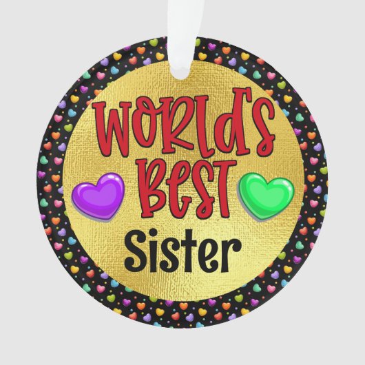 世界の最高のYOU名オーナメント オーナメント (正面)