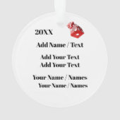 世界の最高のYOU名オーナメント オーナメント (裏面)