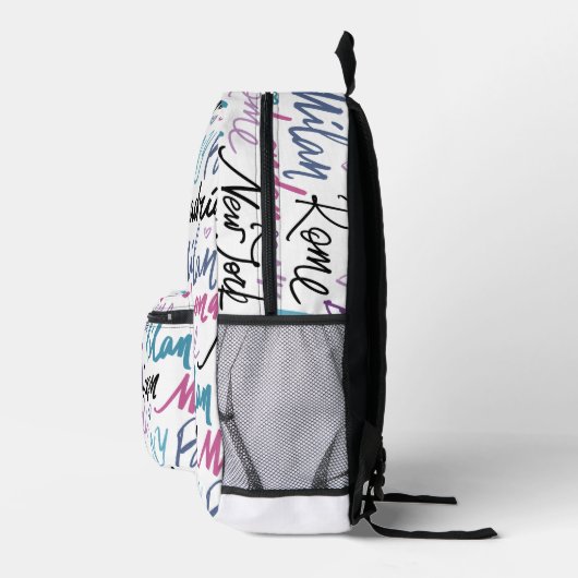 世界の有名な都市パーソナライズされた プリントバックパック (右)