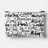 世界の有名な都市 アクセサリーポーチ (正面)