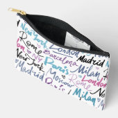 世界の有名な都市 アクセサリーポーチ (見開き)