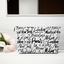 世界の有名な都市 アクセサリーポーチ