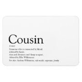 世界の未最高の来のいとこの定義 マグネット (横)