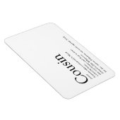 世界の未最高の来のいとこの定義 マグネット (右側)