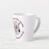 世界の未来は私のクラスにある カフェラテマグ (右アングル)