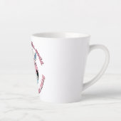 世界の未来は私のクラスにある カフェラテマグ (右)