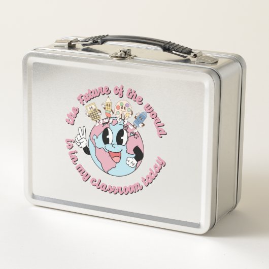 世界の未来は私のクラスにある メタルランチボックス (正面)