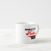 世界の未来最高ののパパ贈り物 エスプレッソカップ (正面右)