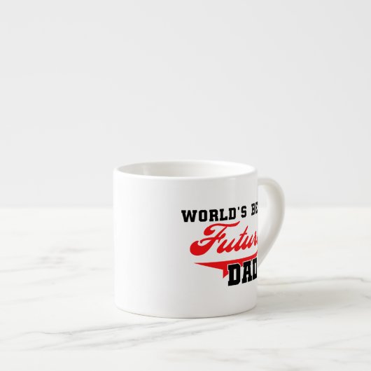 世界の未来最高ののパパ贈り物 エスプレッソカップ (正面右)