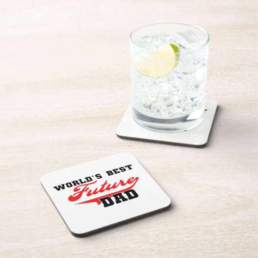 世界の未来最高ののパパ贈り物 コースター (右側)