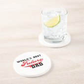 世界の未来最高ののパパ贈り物 コースター (側面)