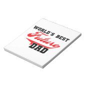 世界の未来最高ののパパ贈り物 ノートパッド (回転)