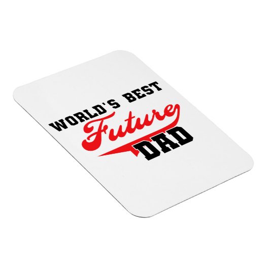 世界の未来最高ののパパ贈り物 マグネット (右側)