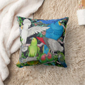 世界の枕のペットオウム クッション (ブランケット)