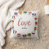 世界の枕を愛する クッション (ブランケット)