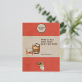 世界の果てで何を飲むのか ポストカード (スタンド正面)