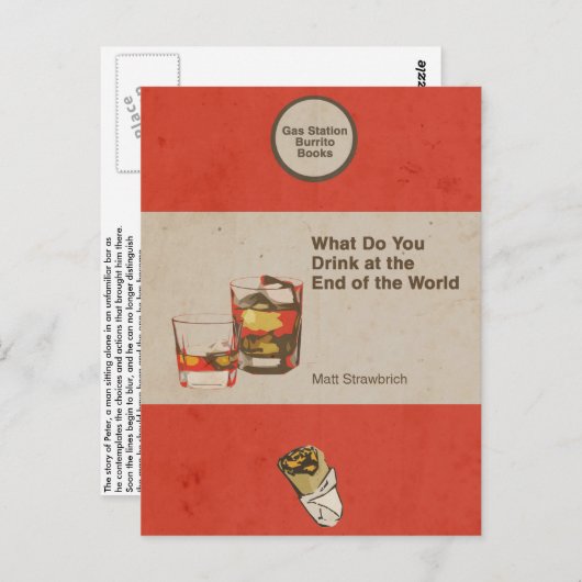 世界の果てで何を飲むのか ポストカード (正面/裏面)