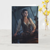 世界の果てのバレンタイン カード (黄色い花)