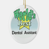 世界の歯科最高の助手 セラミックオーナメント (右)