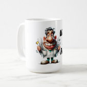 世界の歯科最高の医 コーヒーマグカップ (正面左)