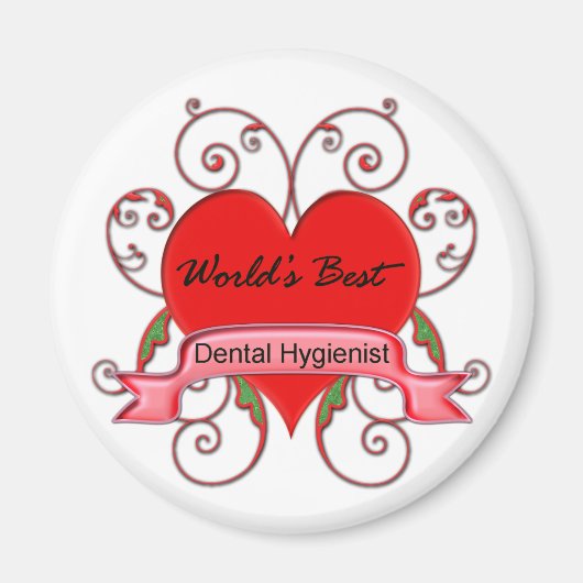 世界の歯科最高の衛生士 マグネット (正面)