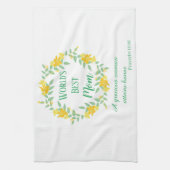 世界の母のための聖書の最高の節 キッチンタオル (縦)