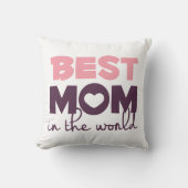 世界の母の日|の装飾用クッションの最も最高のなお母さん クッション (正面)