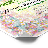 世界の母の証明最高の書をプリントする ポスター (角)