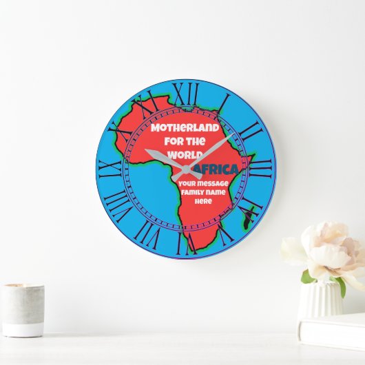 世界の母国 ラージ壁時計 (ホーム)
