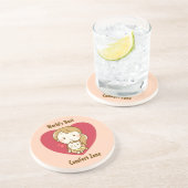 世界の母最高の母かわいい母の日のかわいい漫画 コースター (側面)