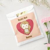 世界の母最高の母かわいい母の日のかわいい漫画 フェイバーバッグ (封をした状態)