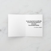 世界の母最高の母の日の写真がパーソナライズ カード (内部)