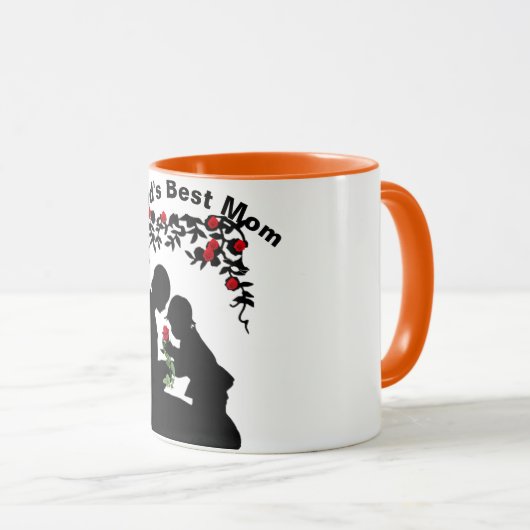 世界の母最高の母デーコーヒーマグのギフトアイディア マグカップ (正面右)
