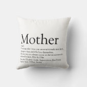 世界の母最高の母母の定義 クッション (裏面)