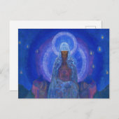 世界の母、1924年ニコライ・ローリッチ ポストカード (正面/裏面)