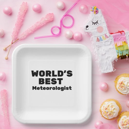 世界の気象最高の医 ペーパープレート (パーティー)