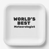 世界の気象最高の医 ペーパープレート (正面)