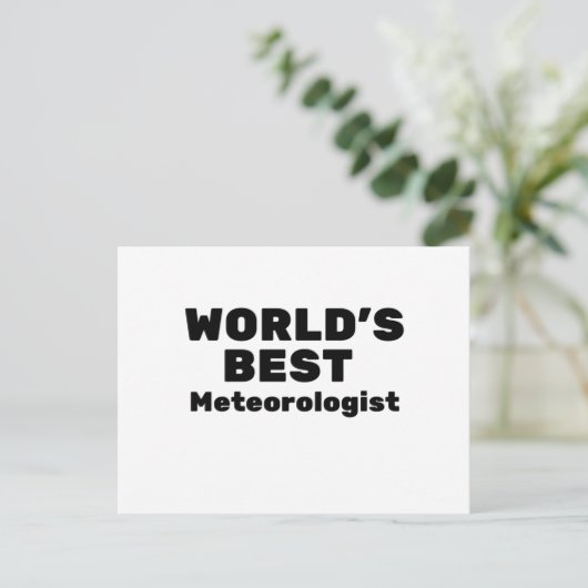 世界の気象最高の医 ポストカード (スタンド正面)