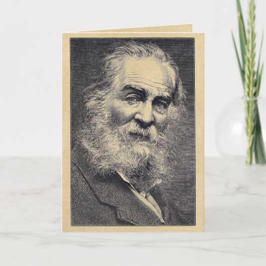 「世界の水夫になるために」ホイットマン引用文 カード (正面)