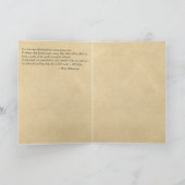 「世界の水夫になるために」ホイットマン引用文 カード (内部)