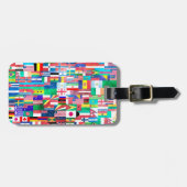 世界の水彩国旗 ラゲッジタグ (正面横)