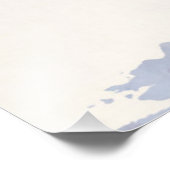 世界の水彩政治地図 フォトプリント            (角)