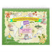 世界の水彩旅行カレンダー2026 カレンダー (カバー)