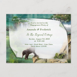 世界の海と川、湖、スポーツ活動 インビテーションポストカード