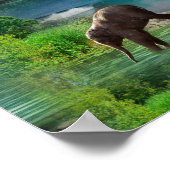 世界の海と川、湖、スポーツ活動 ポスター (角)