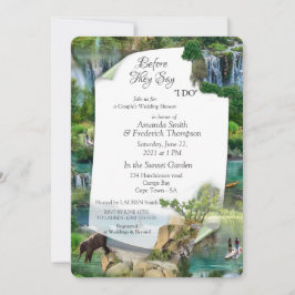 世界の海と川、湖、スポーツ活動 招待状