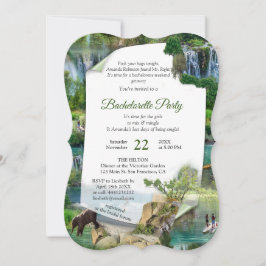 世界の海と川、湖、スポーツ活動 招待状