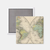 世界の測光地図 マグネット (正面/裏面)