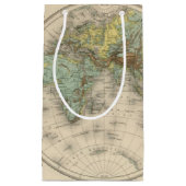 世界の測高の地図 スモールペーパーバッグ (正面)